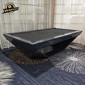 Mesa de billar 2 en 1 personalizada de fábrica con mesa de póquer de Texas de lujo con patas plegables con cubierta <span class=keywords><strong>Gamer</strong></span> Stuff - Product Image 4