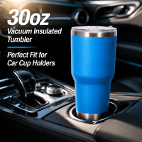 Gobelet isotherme à double paroi de 30 oz en acier inoxydable, tasse à café de voyage avec base conique, s'adapte au porte-gobelet de voiture, logo personnalisé