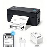 Imprimante d'étiquettes thermiques directes pour étiquettes de colis de 4 pouces, étiquettes d'expédition express 4x6, machine d'impression d'étiquettes adhésives