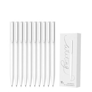 Promotional Corporate Gifts Stylish Pure White Custom Gel Ink <b>Pens</b> With Logo for Business Giveaways Branding Events - Product Image 4