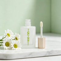 Flacon de fond de teint en verre de luxe rechargeable avec pinceau, emballage cosmétique personnalisé pour soins de la peau