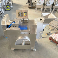 Máquina Cortadora de Vegetales para la Industria de Procesamiento de Vegetales, Cortadora de Zanahorias y Yuca en Cubos, Rebanadora de Patatas, Trituradora de Repollo