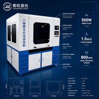 Machine de nettoyage laser robotisée intelligente de précision 100W pour le décapage de peinture non destructif des pièces automobiles, couverture de grande surface 800 mm