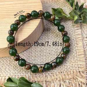 Natural Stone Bracelet Colorful Glass <b>Beaded</b> Stress Relief Professional Factory <b>Direct</b> Wholesale SKU Labeling Service - Product Image 3