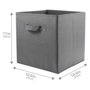 하이 퀄리티 부직포 큐브 보관함 대용량 휴대용 접이식 디자인 직접 공장 효율적인 보관 솔루션 - Product Image 2