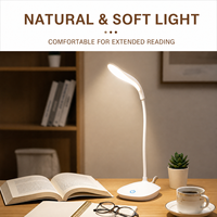 Lampe de table LED rechargeable 3W tactile sans fil, veilleuse, vente en gros, commande en gros