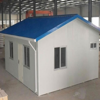 Nouvelle maison conteneur en acier de style chinois à faible coût, construction préfabriquée à trois pièces avec salon et bureau à domicile