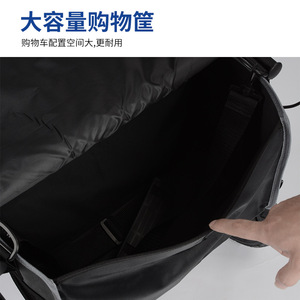 Dinglian Rollator <b>Walker</b> Four-Wheeled Lightweight With Seat And Bag For <b>Elderly</b> Mobility Assistance Blue - Product Image 2
