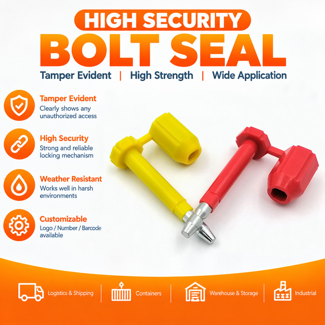 One Time High Security Bolt Security Seal Container Lock for Shipping Container Trucks Logistics