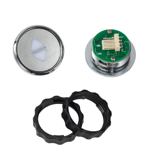 Elevator Buttons BR32A Relevator Door Switch Button with Braille Button 24v 12v Button