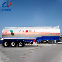 3 Akslı Yakıt Tankı Semi Treyleri 13 Ton Akslı Çok Bölmeli Sıvı Petrol Tankeri Kamyon Treyleri Dizel Taşımacılığı İçin