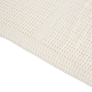 Wholesale 100%Cotton Raw White Cellular Thermal Blanket Baby Cotton Blankets - Product Image 1