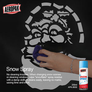 สเปรย์สีหิมะ Aeropak 200 มล. บรรจุกระป๋องอะลูมิเนียม สีสันหลากหลาย สูตรอ่อนโยนต่อผิว เหมาะสำหรับงานคริสต์มาส งานวันเกิด และงานเฉลิมฉลองต่างๆ - Product Image 4