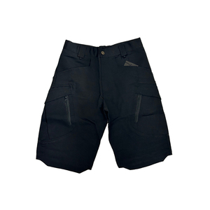 Pantalones cortos de lona elásticos informales de verano para hombre, secado rápido, multibolsillo, gimnasio, exterior, secado rápido, multibolsillo, cremallera, patrón lavado, carga - Product Image 1