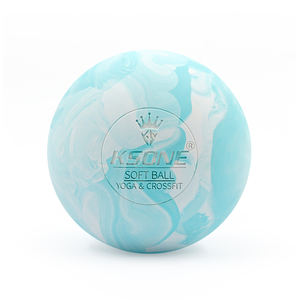 Balle d'auto-massage de yoga en marbre massif avec logo personnalisé thérapie de fitness chiropratique physique pour le corps pour l'<span class=keywords><strong>exercice</strong></span> des muscles abdominaux - Product Image 4