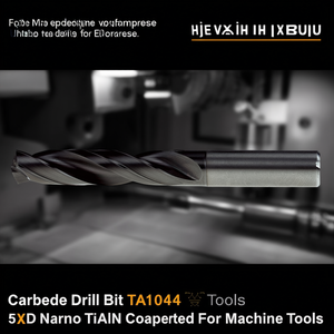 Foret en carbure TA1044 5xD Nano TiAlN revêtu pour machines-outils - Product Image 3