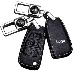 Кожаный чехол для автомобильных ключей, защитный чехол, чехол для Audi A6L Q5 A3 A7 A8L A4L, аксессуары для интерьера