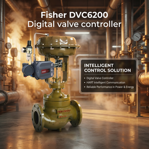 Contrôleur intelligent numérique FIELDVUE HART DVC6200 avec électrovanne à 2 voies - Product Image 1