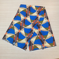 Tela con estampado de cera Africana Diseños de Java Tela con estampado de cera de poliéster
