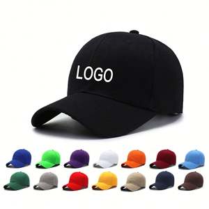 Gorra de Béisbol de 6 Paneles, Sin Estructura, con Logotipo Bordado Personalizado, Color Negro, Estilo Dad Hat, Marca Privada - Product Image 1