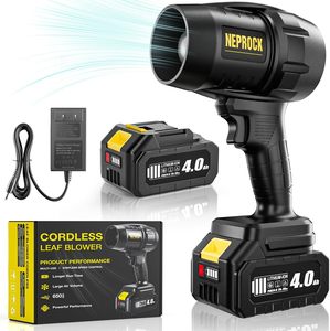 Soplador de Hojas Inalámbrico Mini Portátil Jet 21V 500W con Potencia de Aire para Limpieza de Patios y Garajes, y Secado de Coches, Herramienta de Jardín Versátil - Product Image 1