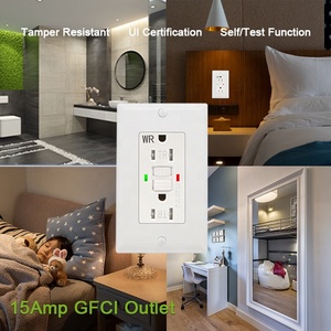 Barep chống xáo trộn điện điện Duplex gfci gfi tường ổ cắm điện ổ cắm 15 amp Toma de corriente receptacle - Product Image 4