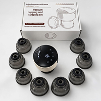 Nouveau Masseur de Ventouses Électrique Intelligent à Thérapie par Lumière Rouge Dynamique, Aspiration Sous Vide et Sécurité Intelligente, pour Guasha et Thérapie par Ventouses