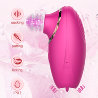 OEM/ODM Niedlicher Kätzchen-Luftpuls-Saugvibrator 10 Modi Wasserdichter Silikon-Klitoris- & Brustwarzen-Massager Sexspielzeug für Frauen Erwachsene