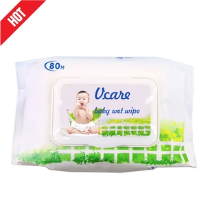 Lingettes pour bébé biodégradables personnalisées, fabricant chinois de lingettes en bambou spunlace - Product Image 1