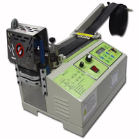Machine de découpe automatique à micro-ordinateur haute vitesse (110 pièces/min) pour rubans chauds et froids, idéale pour les bandes élastiques, les fermetures éclair et les sangles en nylon