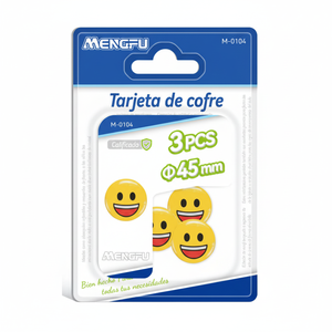 Mengfu M-0104 Set di 3 Badge Grandi da 45mm di Diametro per Feste ed Eventi, Prodotto in Cina - Product Image 2