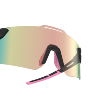 Lunettes de soleil de sport polarisées en gros, protection UV400, lunettes de soleil de vélo sans monture personnalisées, pour hommes et femmes, pour le vélo et la course à pied