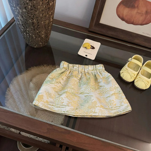 Misty Rain In Jincheng Children's Traditional Chinese Vest Brocade New Year Dress Girls Thickening With Label - Product Image 3