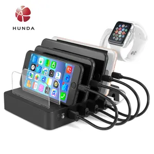 Usb Multi Port CE FCC Rohs Listed 60W 6 Port Usb Charging Station Multi Port USB Charger Station Hub For Phone Galaxy Tablet And More