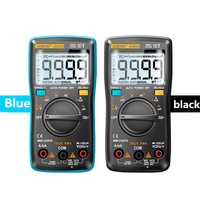 Multimètre numérique AN8008, 9999 points, testeur True RMS, testeurs électriques automatiques, Test de tension, condensateur, mesureur de puissance