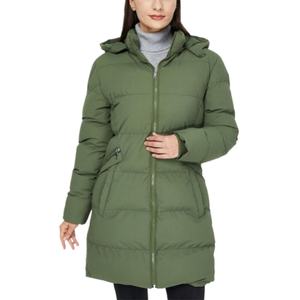 Manteaux d'hiver grande taille, manteaux longs sur mesure pour femmes, vêtements chauds à capuche rembourrés en coton, manteau long d'hiver pour femmes - Product Image 5