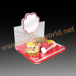 Présentoir de vitrine d'anneau en acrylique personnalisé/plateaux de présentation d'anneau en acrylique présentoir de bijoux/anneau/collier - Product Image 1