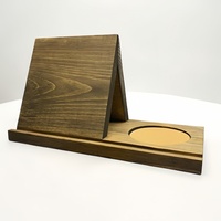 Boîte de rangement décorative pour livres, étagère rotative pour livres, étagère pour salon, support à livres triangulaire en pin, support à livres en bois, porte-tasses