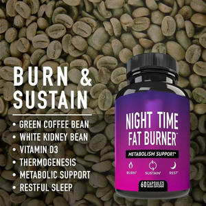 Cápsulas de Extrato de Café com Vitamina D3 para Queima de Gordura Noturna, Pílulas de Dieta para Homens e Mulheres - Product Image 3