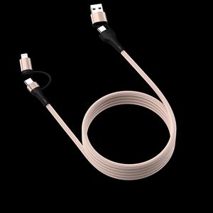 Câble de données magnétique à absorption améliorée 4 en 1 Type C, nouvelle version améliorée, double Type-C pour Apple Samsung - Product Image 2