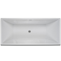 Tunisie 2mm mince bord Autoportante pour 2 personnes Noir Acrylique Rectangle Forme Grands Bains À Vendre Baignoire droite