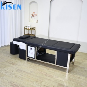 Kisen Head Spa Luxury Modern Hair SPA Sink Shampoo Bed Massage <b>Table</b> Foor <b>Bath</b> Pedicure Furniture Commercial Equipment - Product Image 5