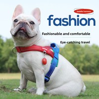 Arnés Tipo Silla para Mascotas, Poliéster Reflectante, Resistente a Roturas, para Perros Pequeños, Colores Surtidos, para Verano, Todas las Tallas