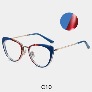 Monturas de Gafas TR90 con Patillas Metálicas y Protección Anti-<span class=keywords><strong>Luz</strong></span> Azul, Unisex, Montura Completa, Cómodas y Duraderas para Uso Diario - Product Image 1
