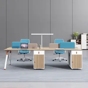 Mesa de oficina ajustable moderna Liyu para mesas de altura escritorios de estación de trabajo de computadora Escritorio de personal de oficina de madera