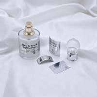 Étiquette métallique autocollante personnalisée certifiée ISO9001, logo en relief 3D, autocollant en aluminium pour bouteilles de parfum et de vin