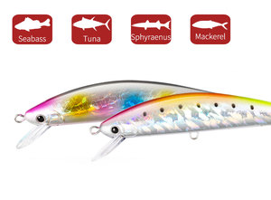 HUIPING Esca Affondante Tipo Minnow 120mm 40g, Lancio Lungo, Immersione Profonda, Esca Artificiale in Plastica Dura per Spigola, <span class=keywords><strong>Trota</strong></span> e Pesca in Mare - Product Image 2