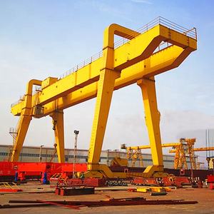 Conteneur de déchargement de grue à portique à double poutre 60 tonnes avec engrenage de boîte de vitesses à moteur - Product Image 1