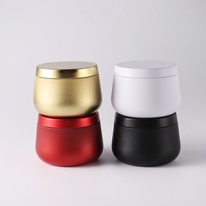 Scatola di latta per candele senza cuciture in metallo di alta qualità con conservazione del tè di colore bianco - Product Image 4