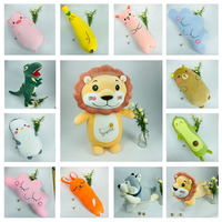 Fabriek Groothandel Schattig Fruit Pluche Speelgoed Knuffelkussen Bedpop Cartoon PP Katoen Gevuld Model Kinder Knuffeldier Speelgoed Cadeau